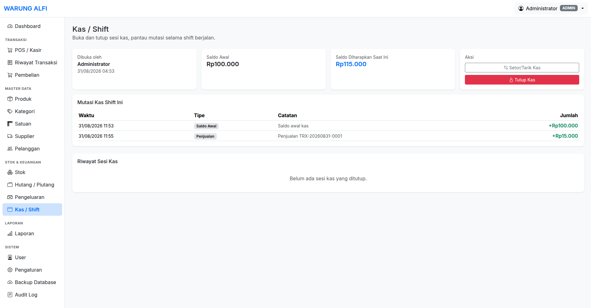 Aplikasi Point of Sales (POS) - screenshot 3