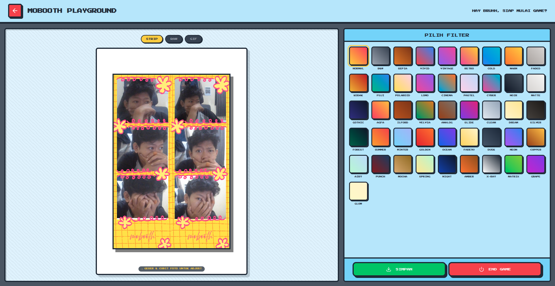 Source Code Sistem Potobooth Kekinian - screenshot 2